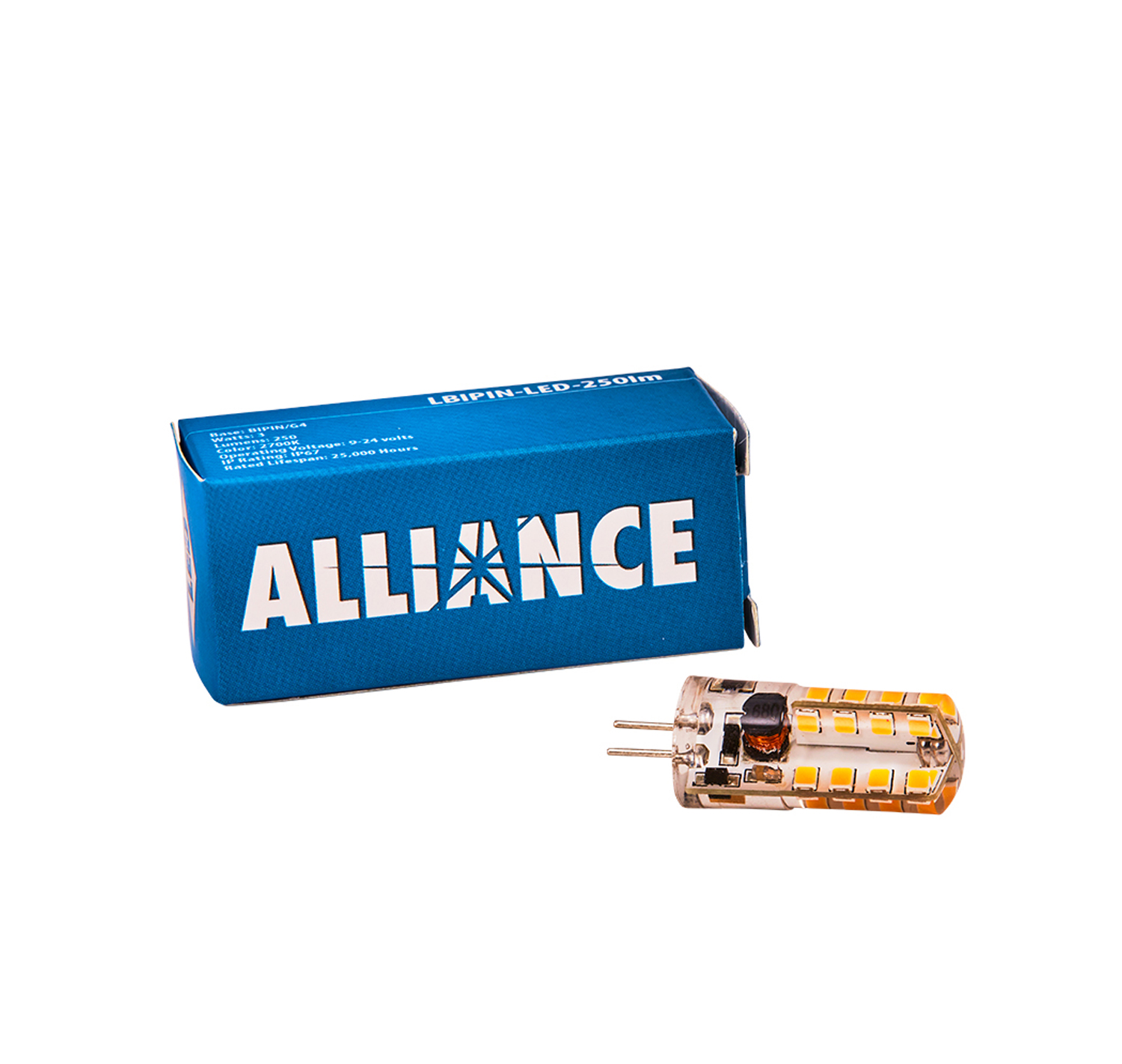 Alliance - 4-11W BT Controlled LED Color BL400 Bullet Light - Aged