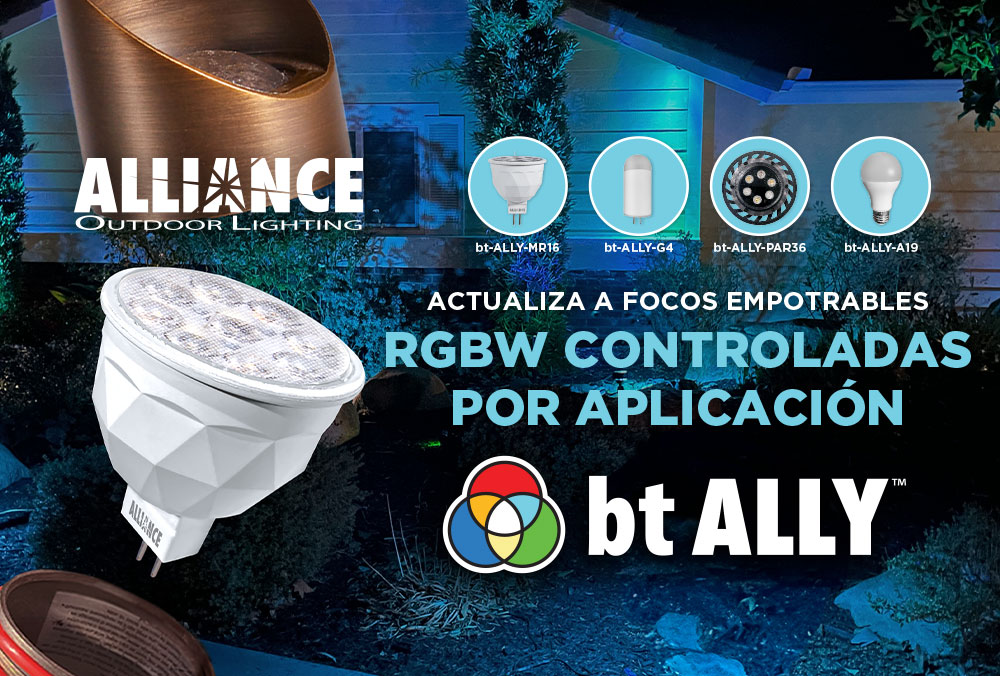 Featured image for "Foco empotrables RGBW controladas por app bt Ally"